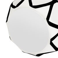 Abstract Lattice Outline 15.5 Inch Tall Ceramic Vase - Central Designs