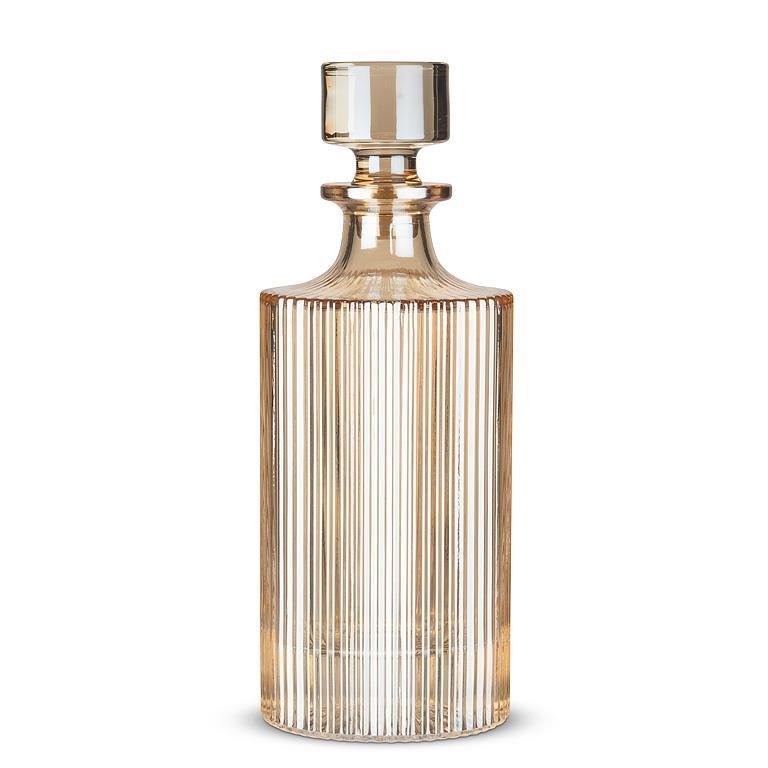 Vertical Optic Decanter - Amber - 10.5"H(28oz) - Central Designs