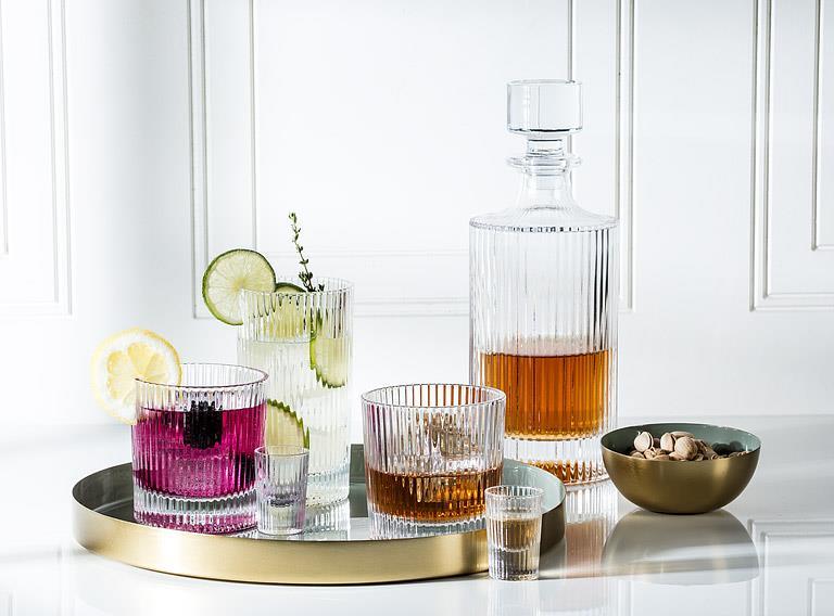 Vertical Optic Tumbler - Clear - 3.5"H(10oz) - Central Designs