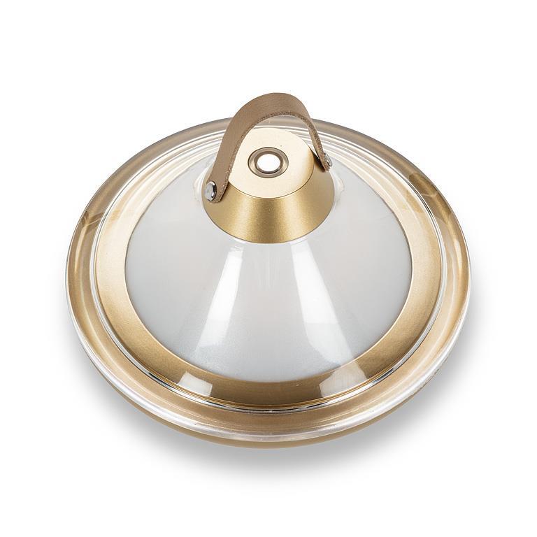 Low Bell Shape LED Light - Gold - 2.5"H - Central Designs