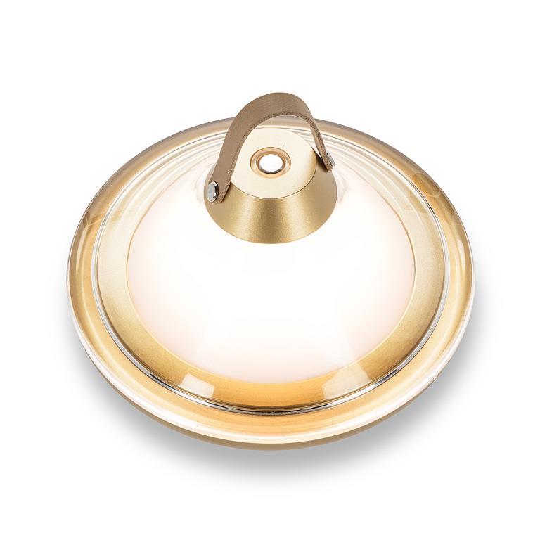 Low Bell Shape LED Light - Gold - 2.5"H - Central Designs