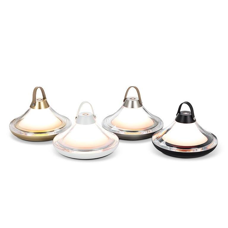 Low Bell Shape LED Light - Gold - 2.5"H - Central Designs