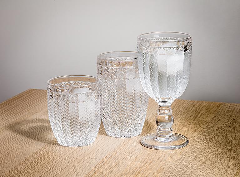 Herringbone Tumbler - 4"H(10oz) - Central Designs