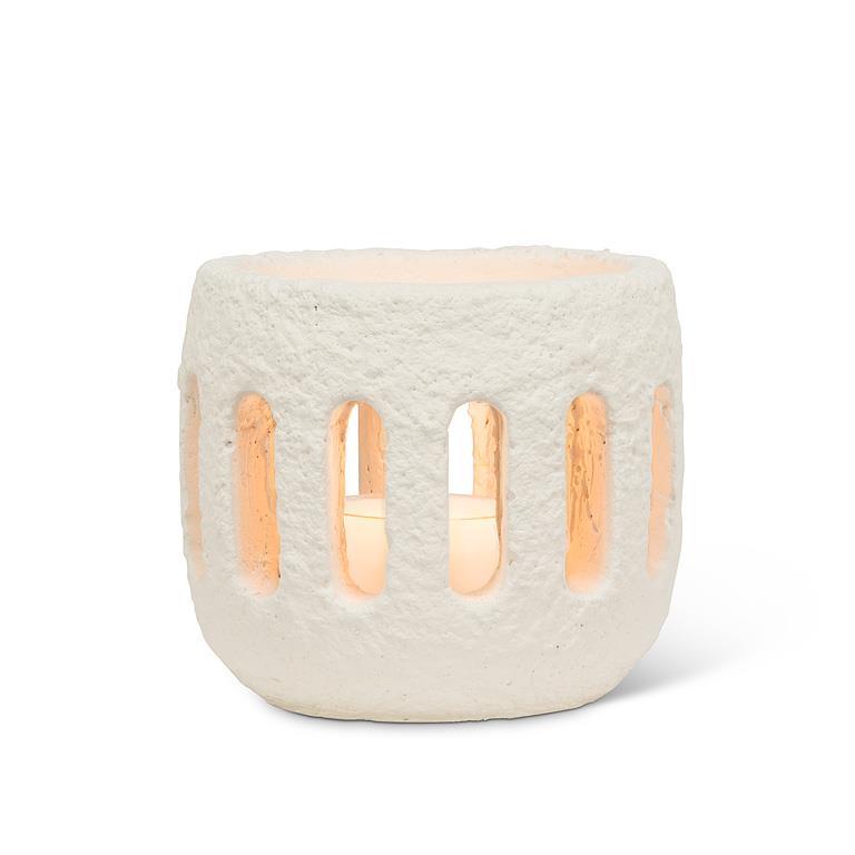 Sm Organic Hurricane-Ivory-3"H