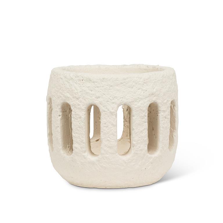 Sm Organic Hurricane-Ivory-3"H