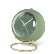 Ball Alarm Clock w/Loop Stand - Green - 4"H - Central Designs