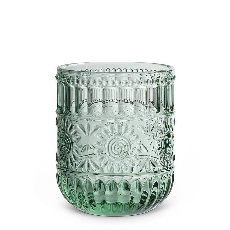 Sunflower Tumbler - Lt Green - 4"H(14oz) - Central Designs