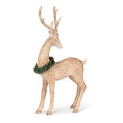 Standing Deer w/Wreath - 17"H - Central Designs