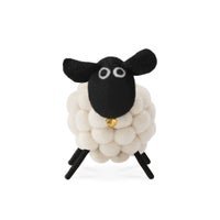 MODWOOL Felt Ball 3.5 Inch Tall Sheep Decor - White - Central Designs