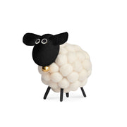 MODWOOL Felt Ball 3.5 Inch Tall Sheep Decor - White - Central Designs