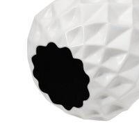 Pina Ceramic Matte Beige 7.5 Inch Tall Bulb Vase - Central Designs