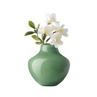 Opaque Gourd 4 Inch Tall Glass Vase - Green - Central Designs