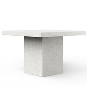 Mixx - Una - 59" Square Bar Height Dining Table - Ivory Terrazzo - Central Designs
