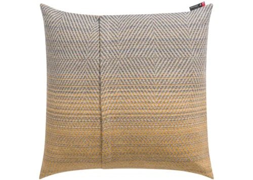 Nova Cushion Cover in Gold Gradient/Herringbone - Central Designs