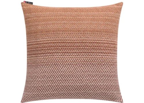 Nova Cushion Cover in Terracotta Gradient/Herringbone - Central Designs