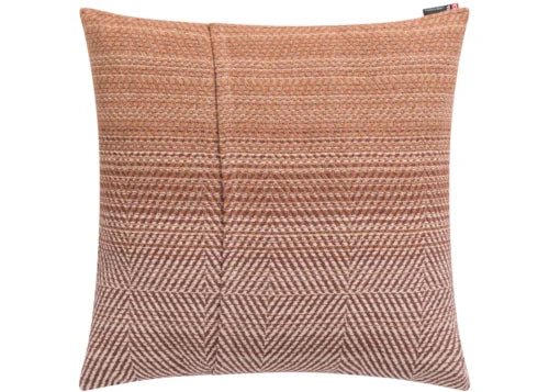 Nova Cushion Cover in Terracotta Gradient/Herringbone - Central Designs