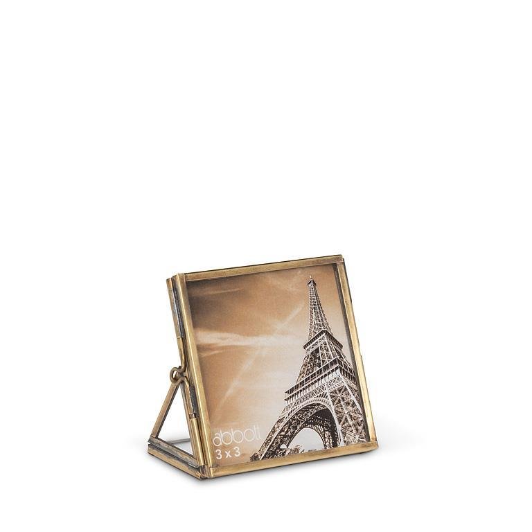 Xs Simple Gold Frame (holds 3x3) - 3"SQ - Central Designs