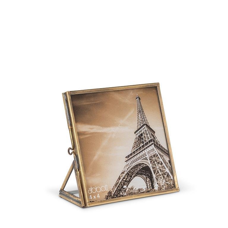 Sm Simple Gold Frame (holds 4x4) - 4"SQ - Central Designs