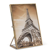 Lg Simple Gold Frame (holds5x7) - 5x7"H - Central Designs