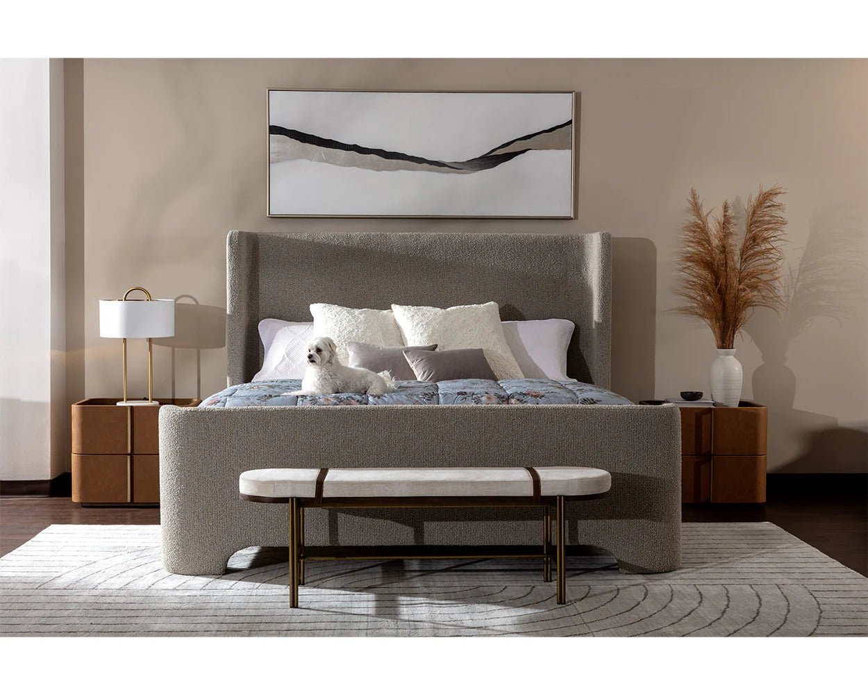 Frequency - 72" X 30" - Silver Floater Frame - Central Designs