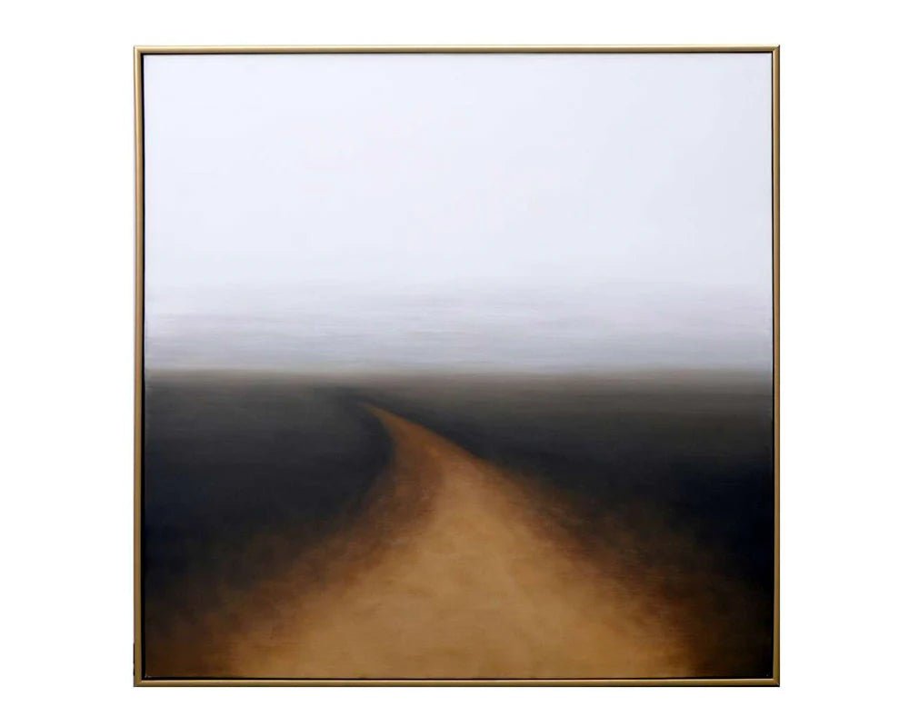 Autumn Silence - 48" X 48" - Gold Floater Frame - Central Designs