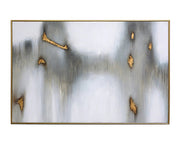 Water Marks - 72" X 48" - Gold Floater Frame - Central Designs