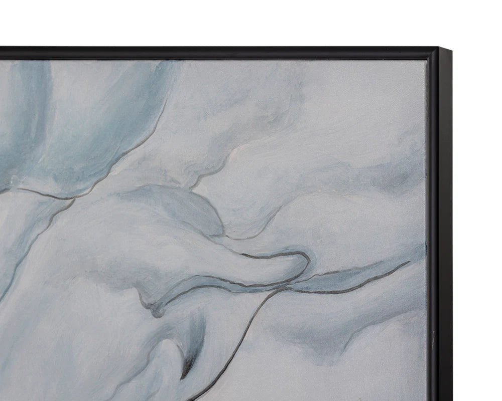 Glacial Rock - 48" X 72" - Black Floater Frame - Central Designs