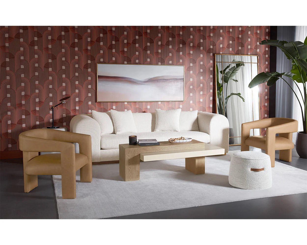 Desert Sands - 72" X 30" - Gold Floater Frame - Central Designs