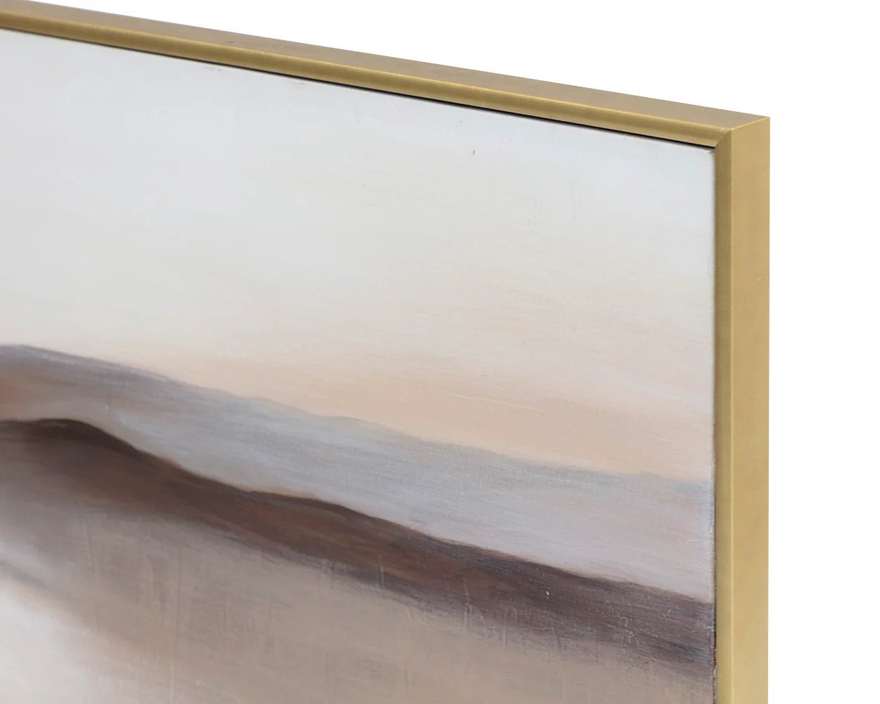 Desert Sands - 72" X 30" - Gold Floater Frame - Central Designs