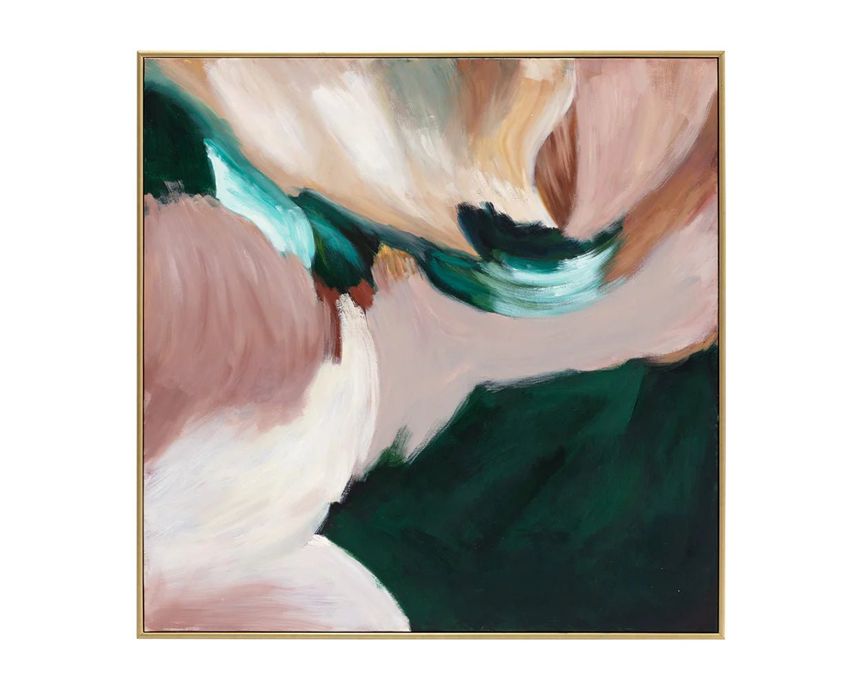 Wild Ones (Set Of 2) - 48" X 48" - Gold Floater Frame - Central Designs