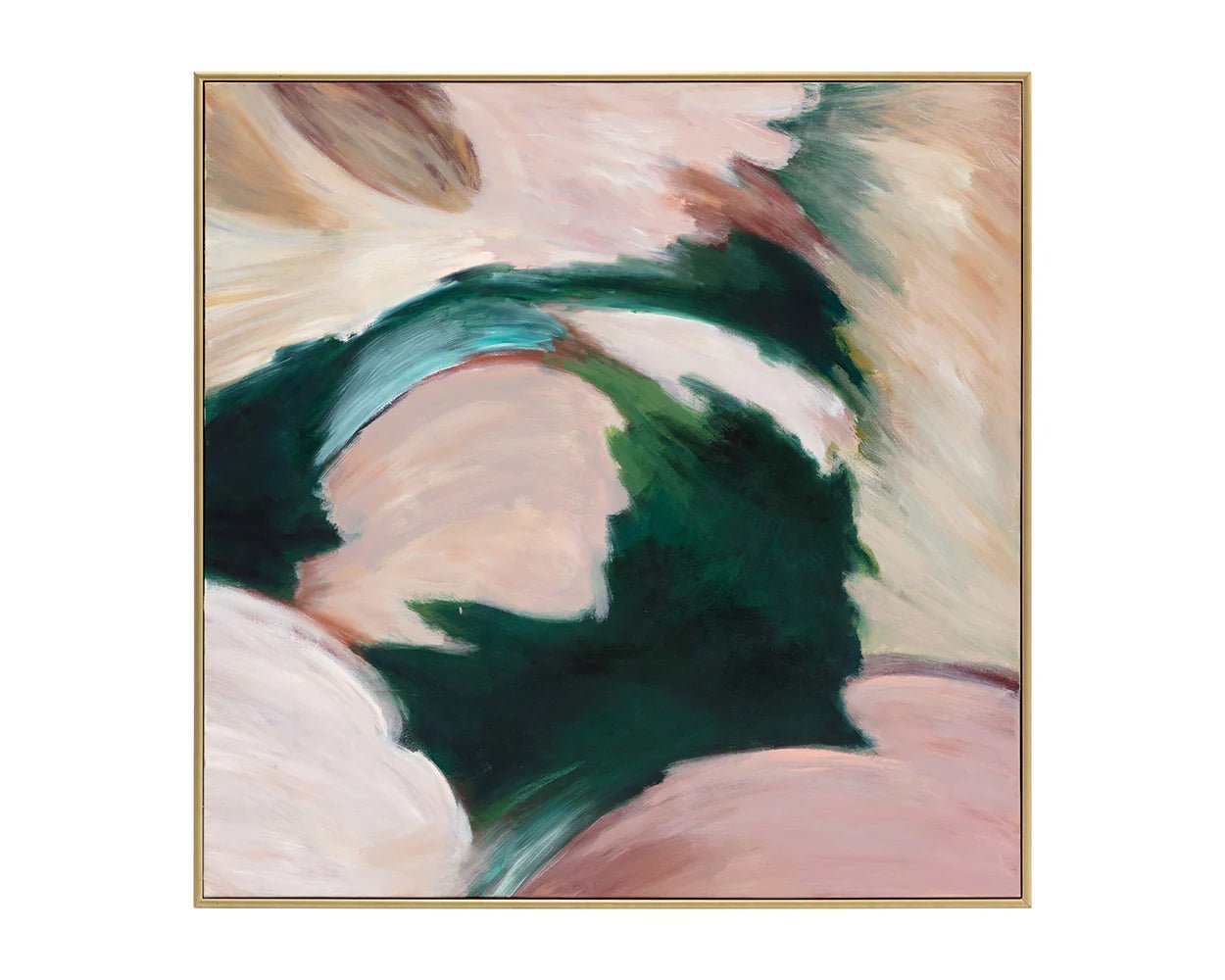 Wild Ones (Set Of 2) - 48" X 48" - Gold Floater Frame - Central Designs