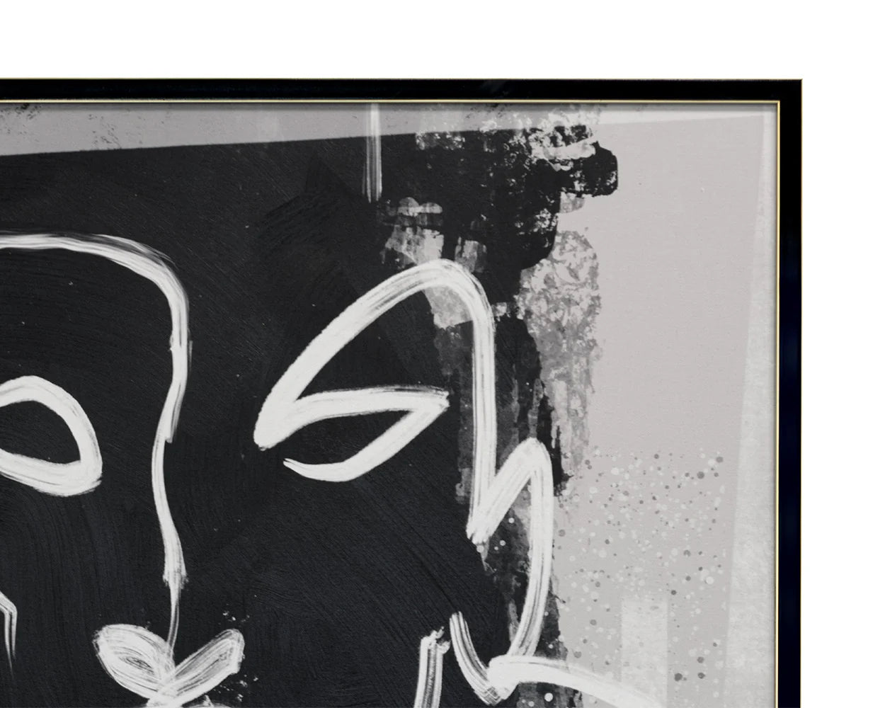 Face To Face (Set Of 2) - 40" X 60" - Black Floater Frame - Central Designs