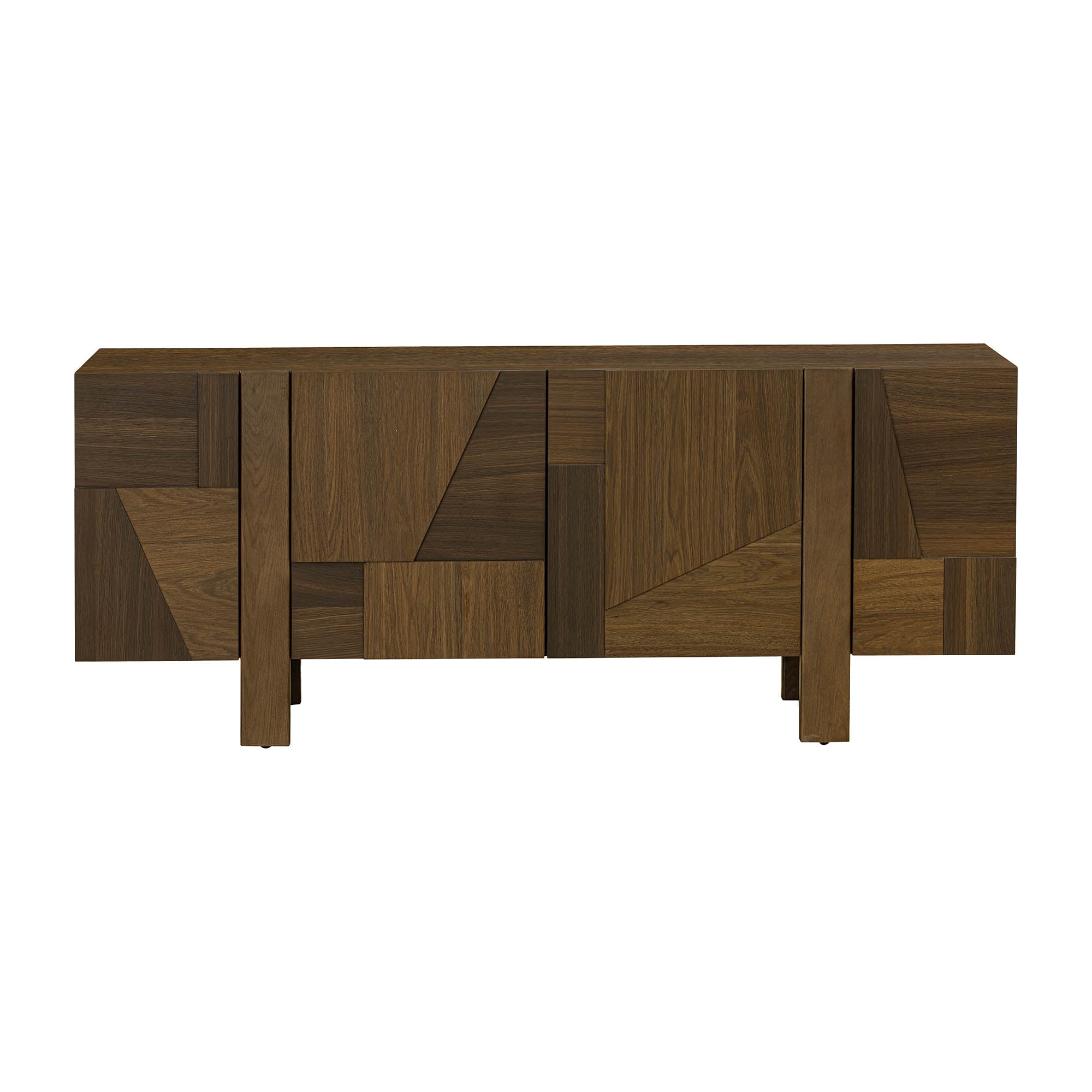 Abstract 4 Door Sideboard