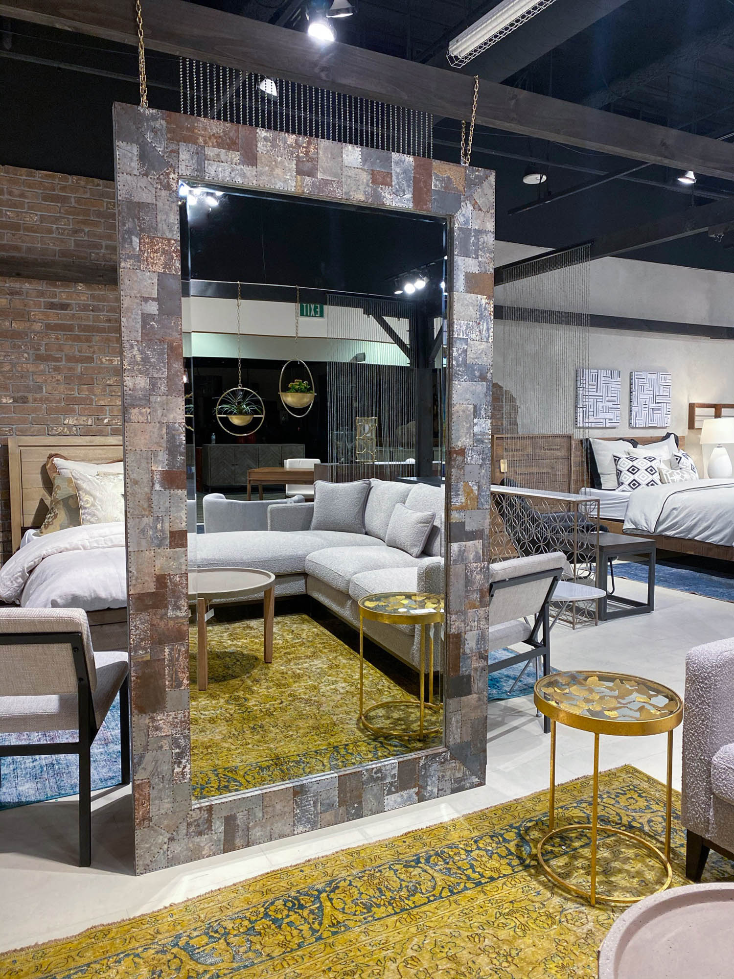 Arcadia Rectangle Mirror 84" - Central Designs