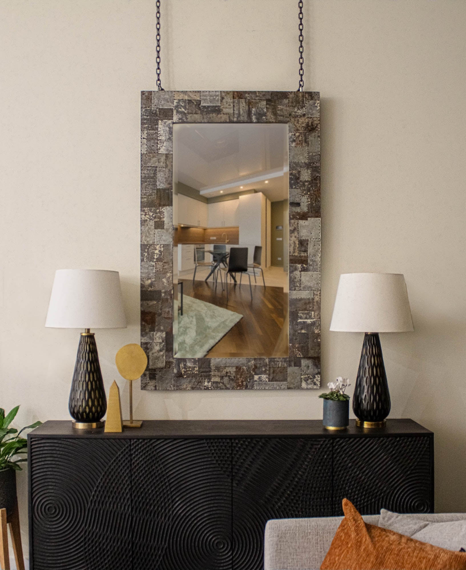 Arcadia Rectangle Mirror 84" - Central Designs