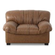Halston Lounge Chair Tan Leather