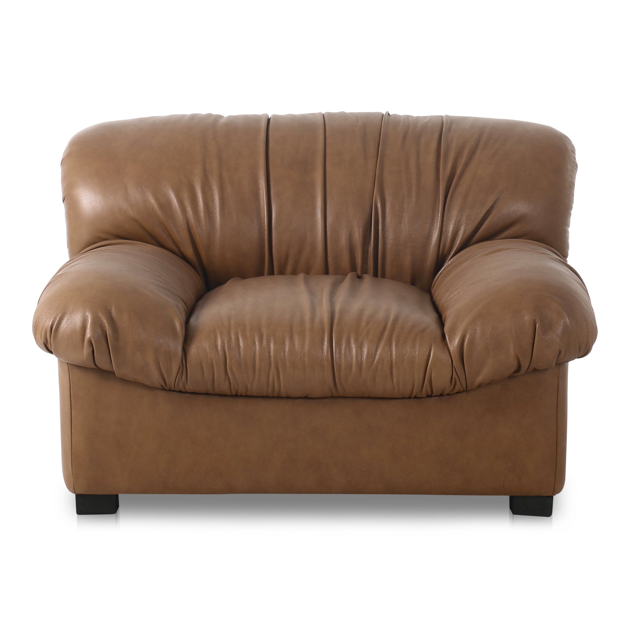 Halston Lounge Chair Tan Leather