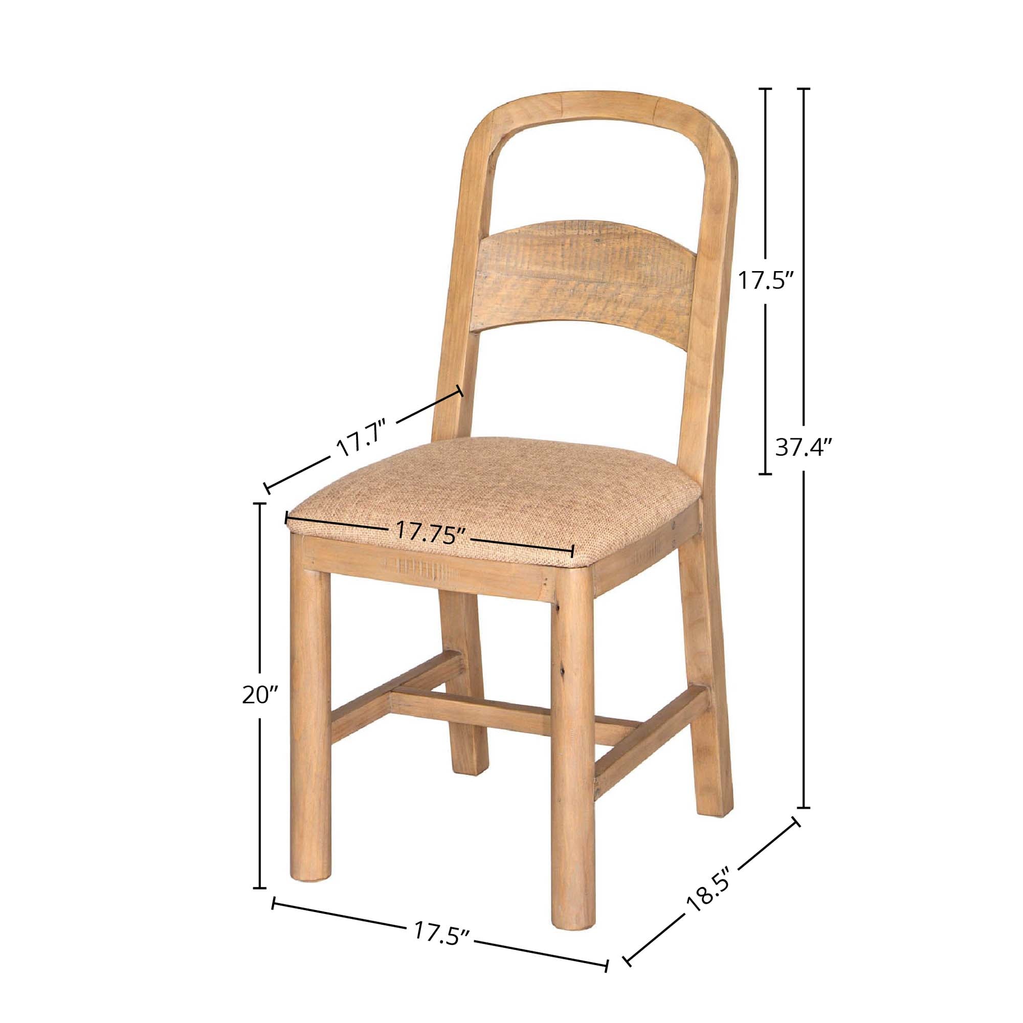 Bahama Dining Chair - Sundried Wheat