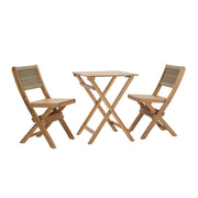 Balcony Outdoor - Foldable Bistro Set (1 Table & 2 Chairs)