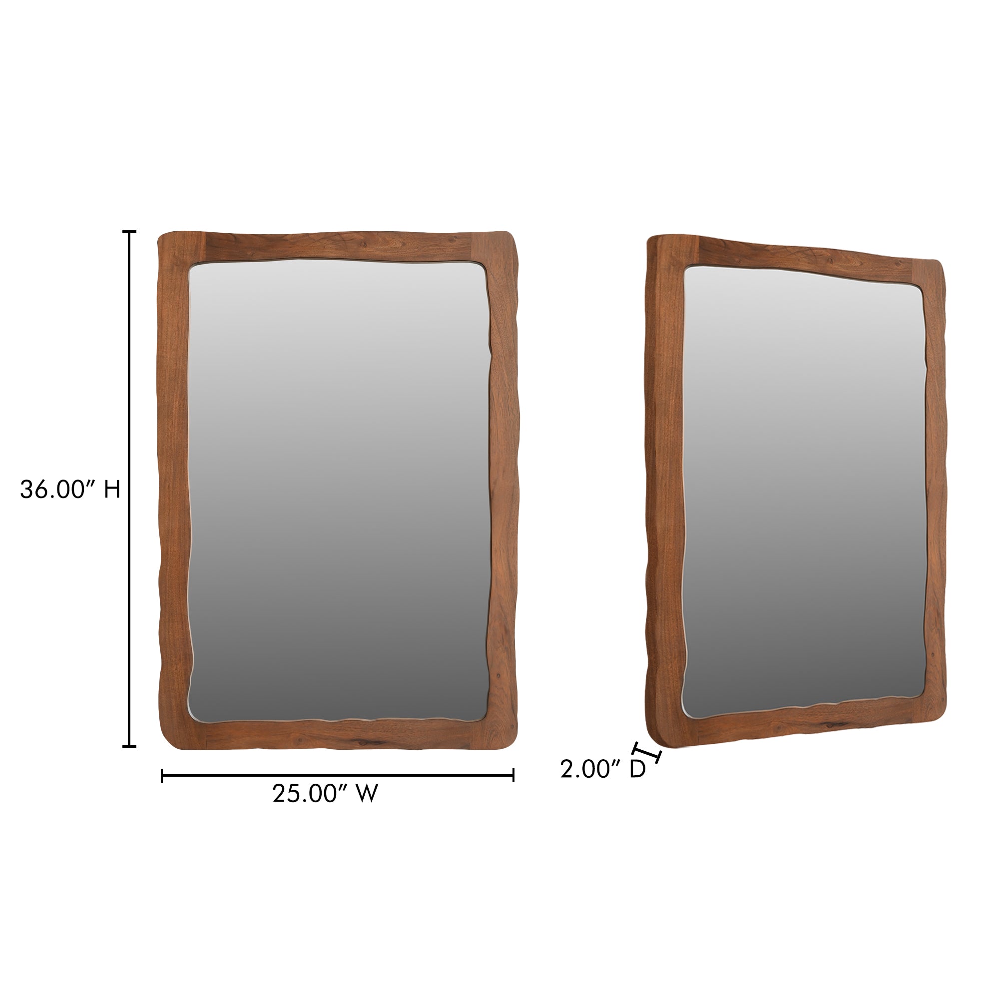 Ellis Small Mirror Brown