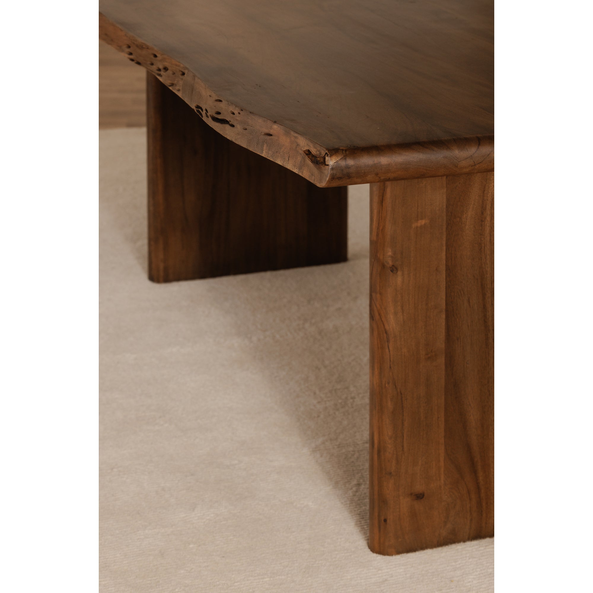 Lila Large Dining Table Brown - Central Designs