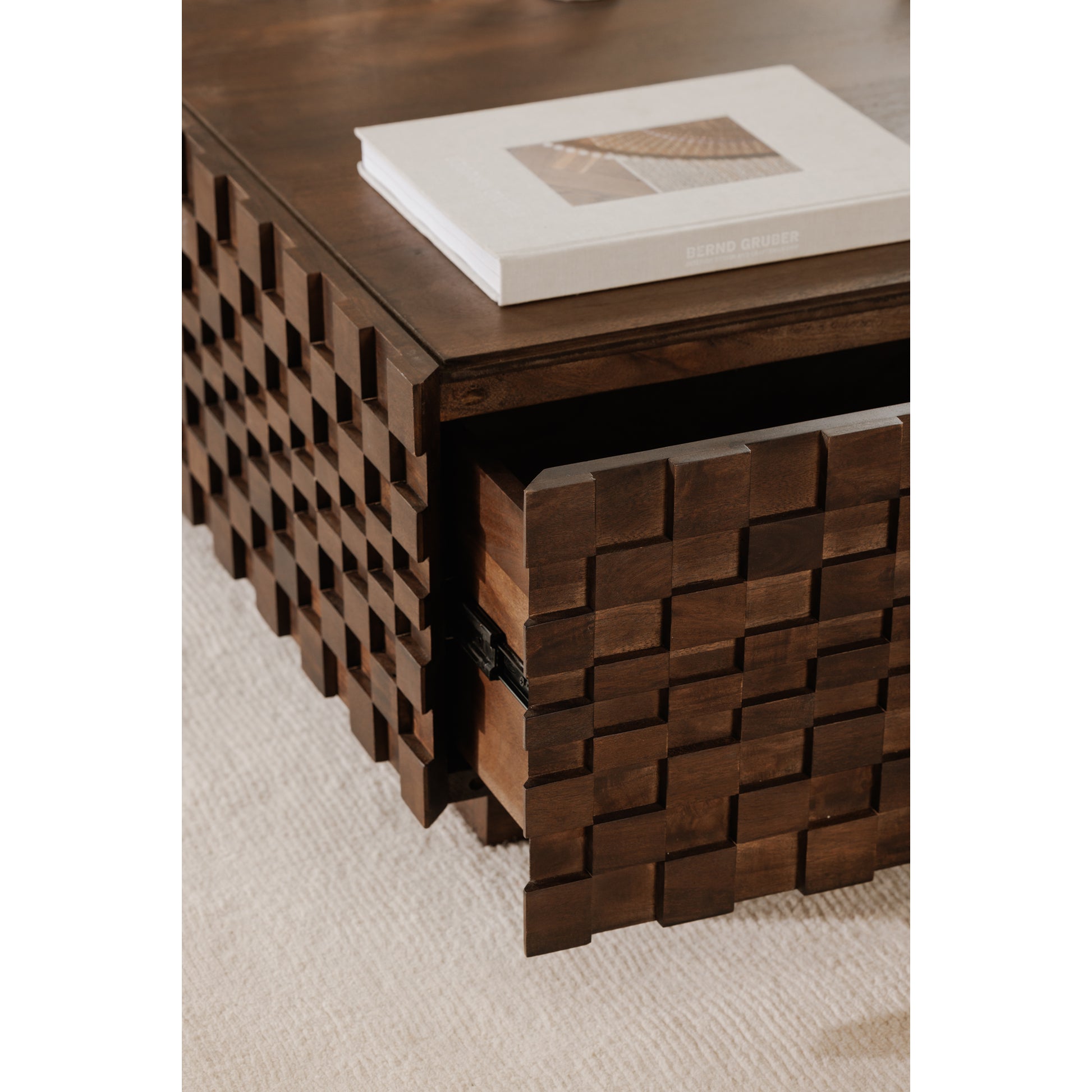 Easton Storage Coffee Table Brown - Central Designs