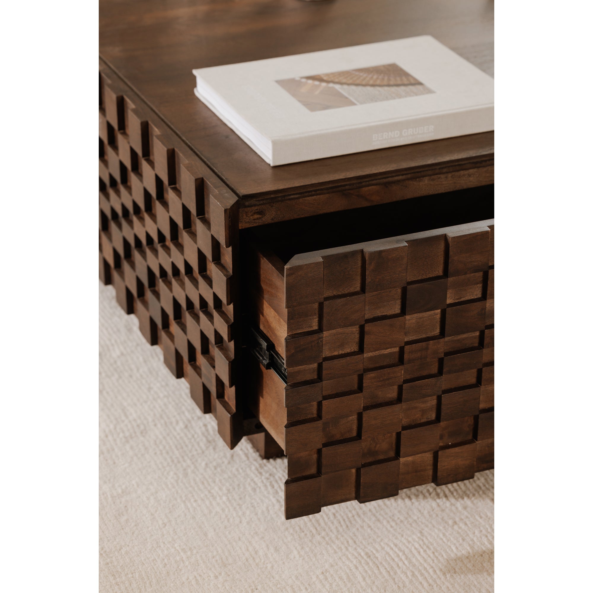 Easton Storage Coffee Table Brown - Central Designs