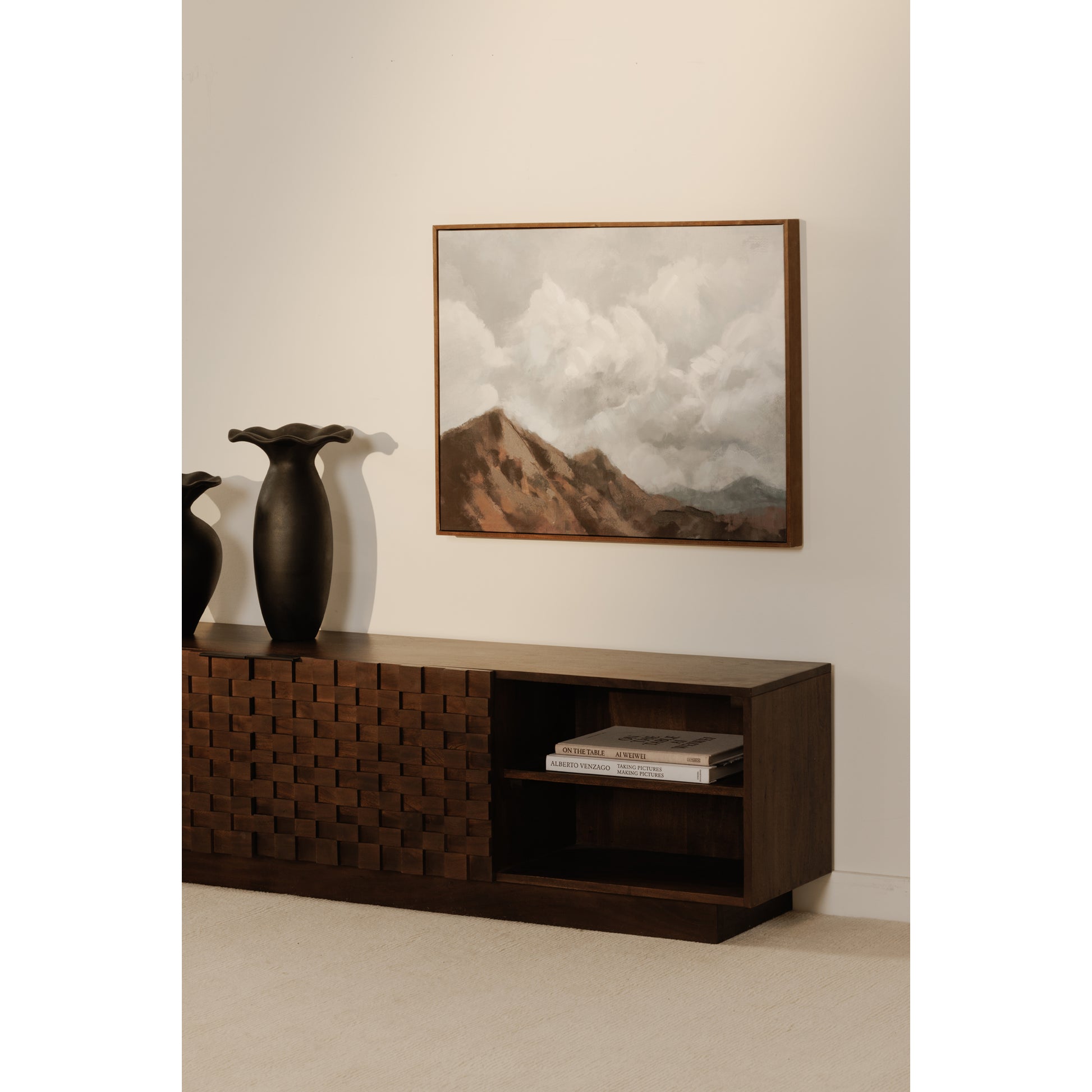 Easton Media Cabinet Brown - Central Designs