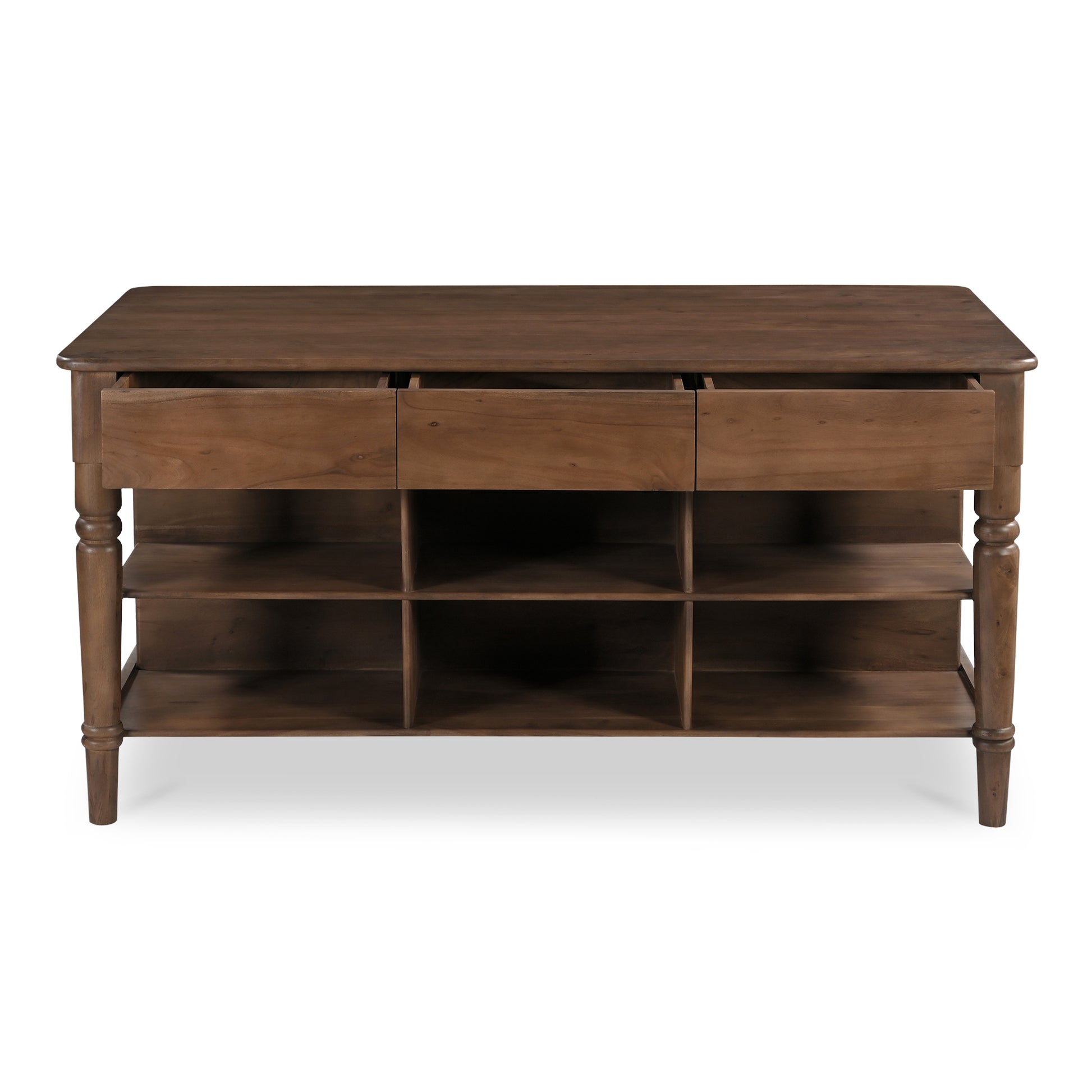 Russet Kitchen Island Brown - Central Designs