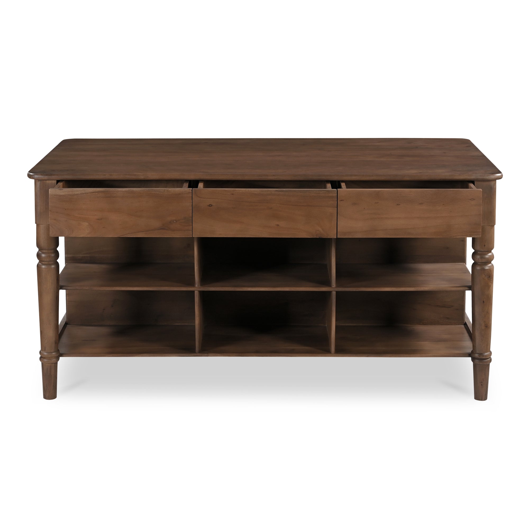 Russet Kitchen Island Brown - Central Designs
