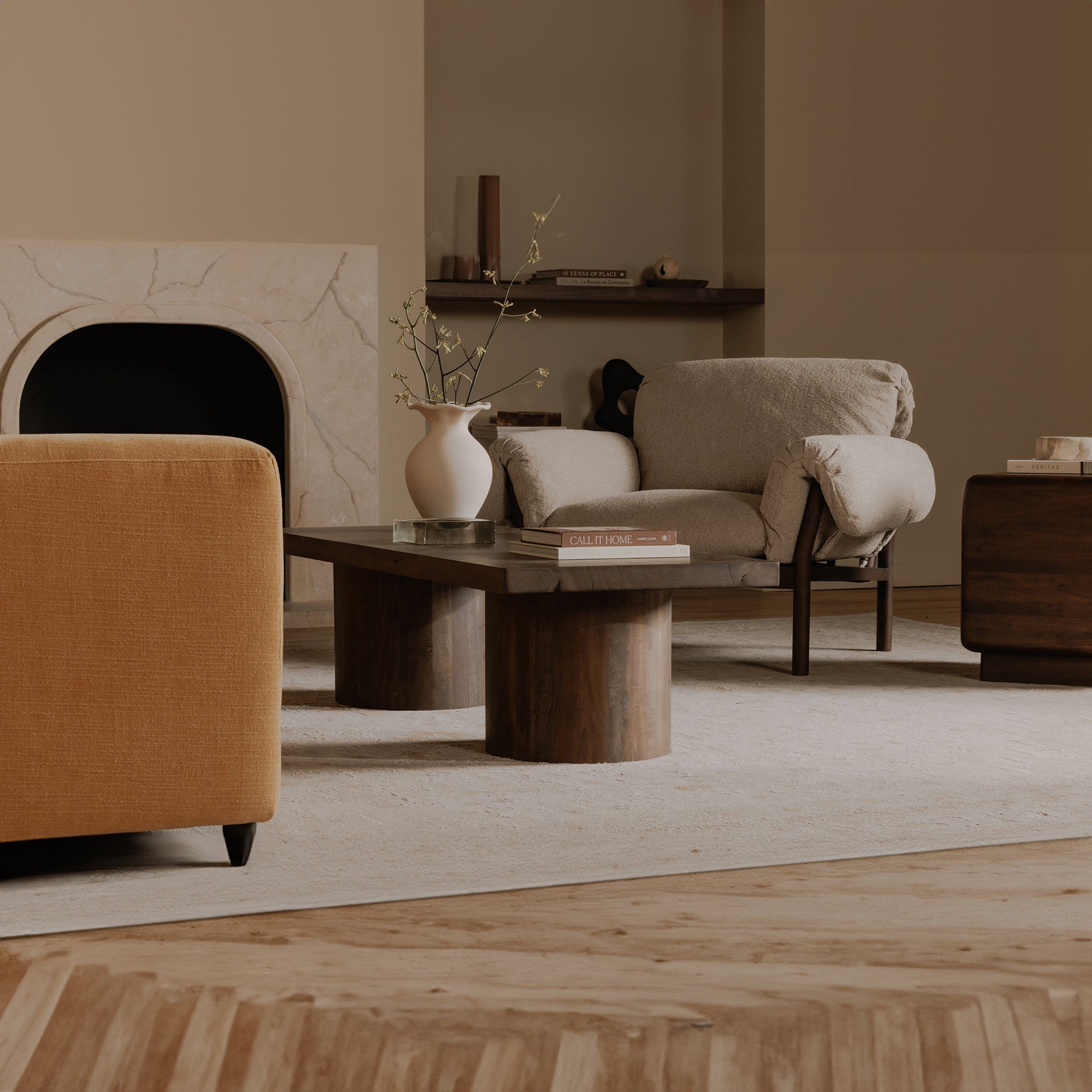 Hadley Coffee Table Warm Brown - Central Designs