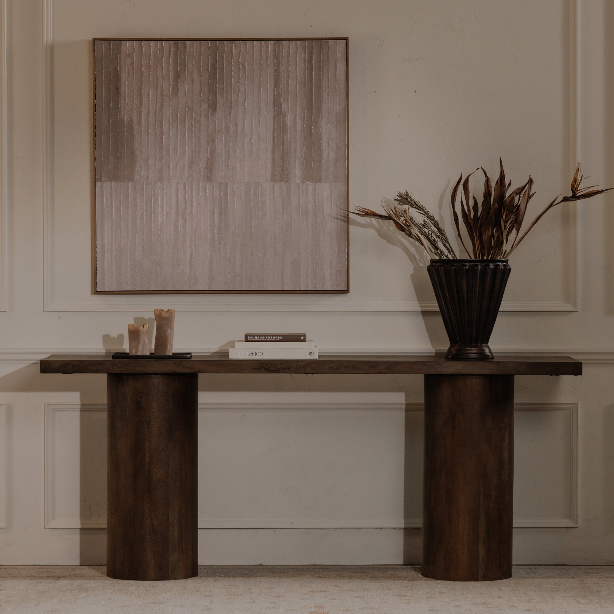 Hadley Console Table Warm Brown - Central Designs