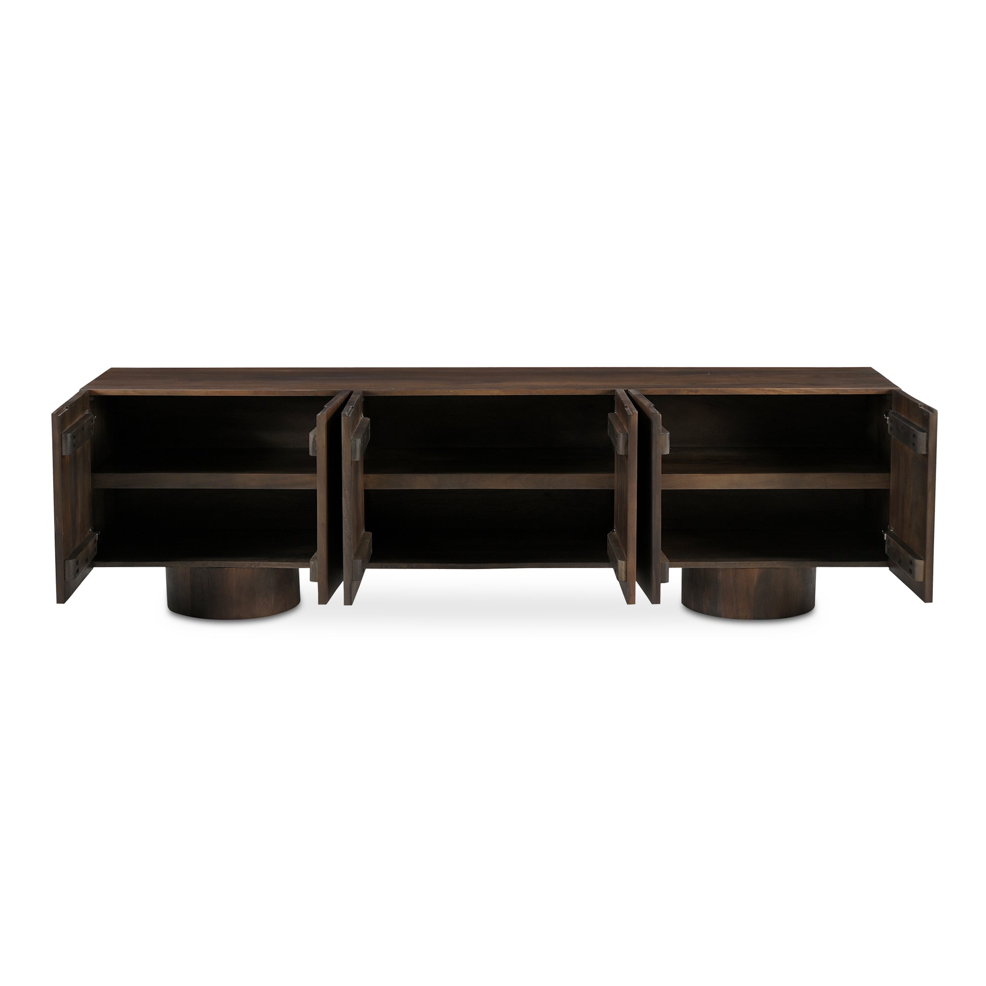 Hadley Media Unit Warm Brown - Central Designs