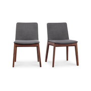 Deco Dining Chair Dark Grey - Set Of Two